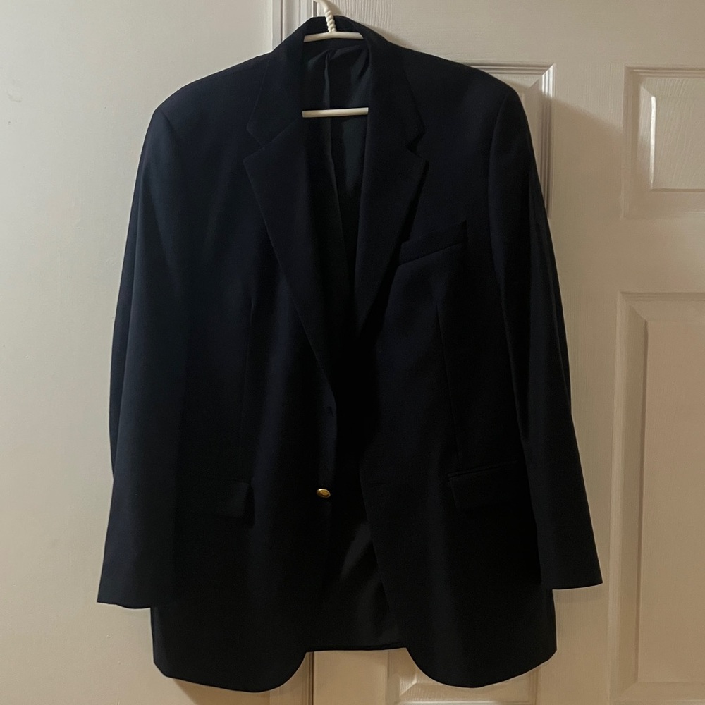 Ralph Lauren Black Sport Coat Size 42L